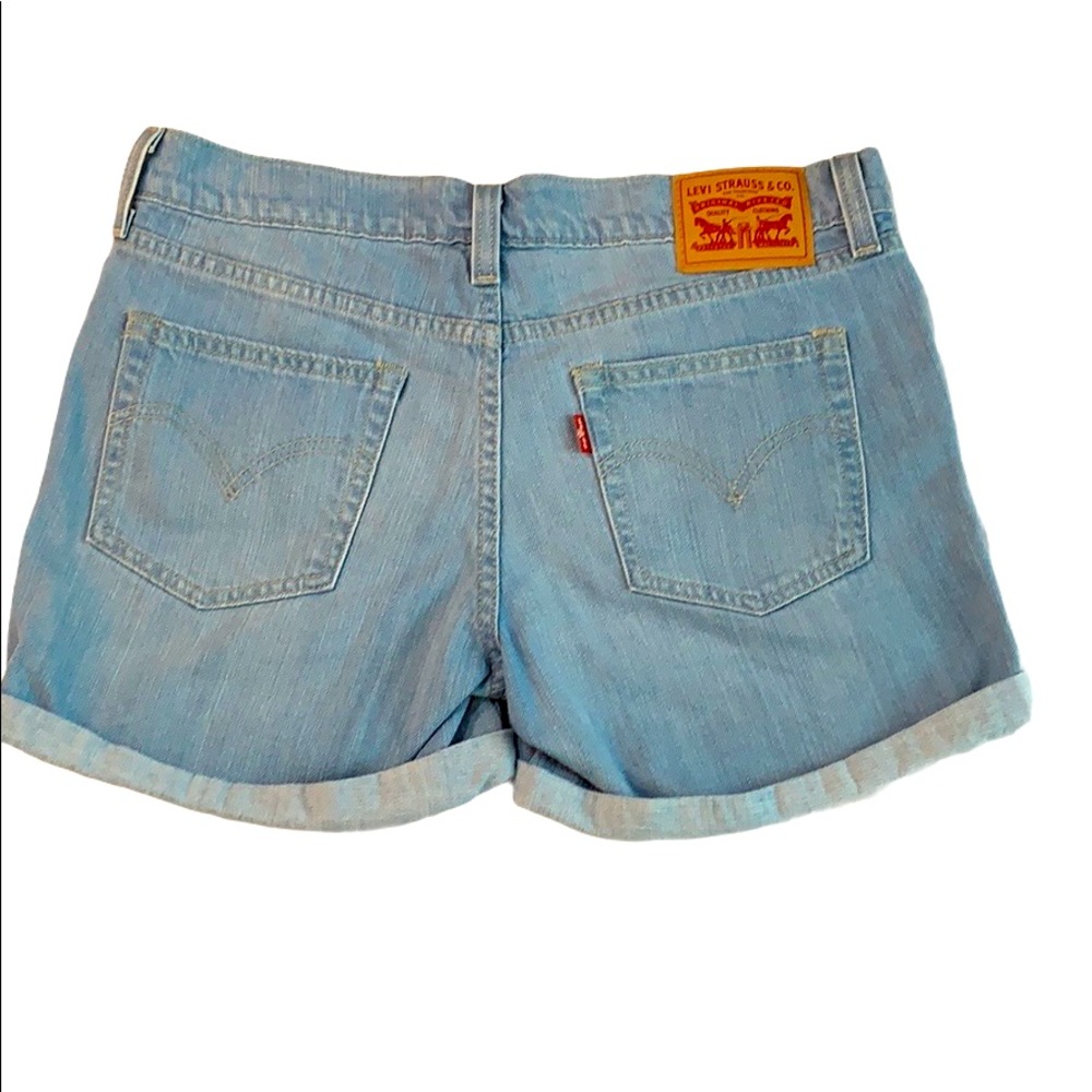 Levi’s Cuffed Jean Shorts Size 27